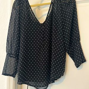 Dot blouse from express size S